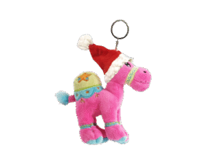 Camel with Santa Hat – Keyring