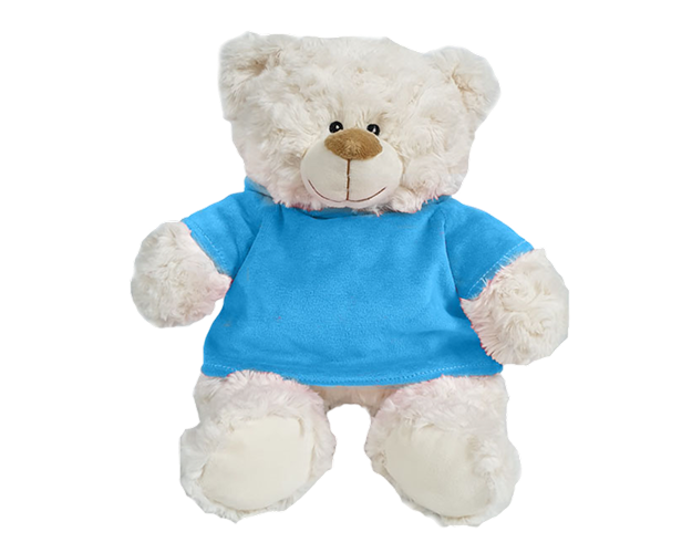 Cream Bear with Velour Hoodie