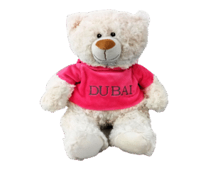 Cream Bear with Velour Hoodie
