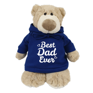 Mascot Bear with Printed Hoodie
