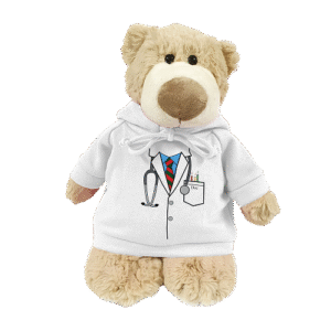 Doctor Bear with Trendy Doctor's Coat