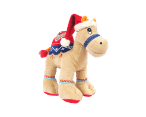 Camel with Santa Hat